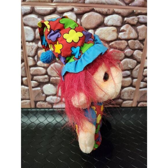 VINTAGE 1992 TROLIO TROLLS JESTER CLOWN #A80 - Picture 4 of 5